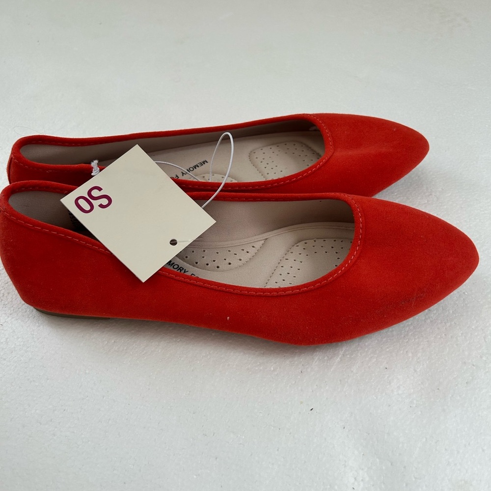 Poppy fall flats shoes women’s 9 memory foam